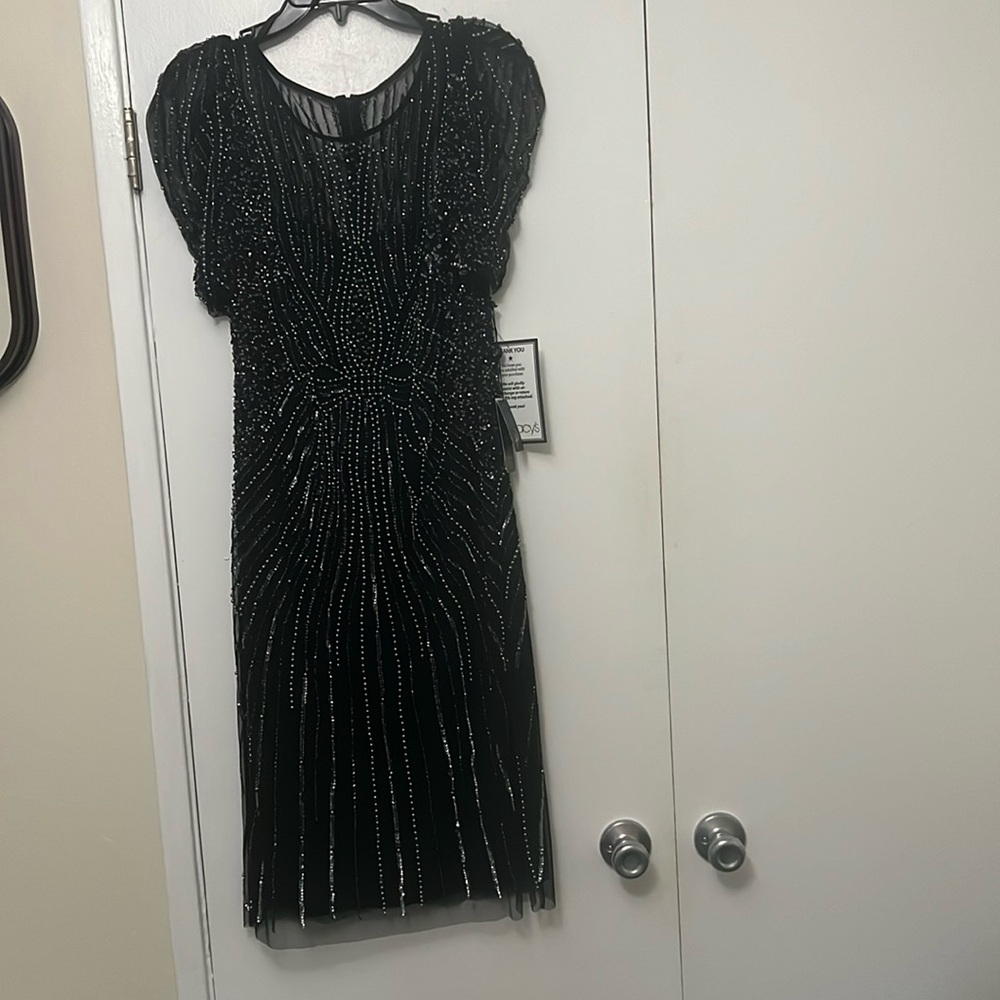 Adrianna Papell short beaded dress.  Size 10
